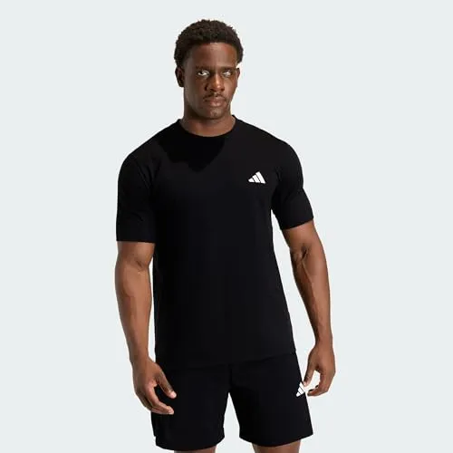 ADIDAS Herren Shirt WORKOUT ESSENTIALS FEELREADY - Das Workout Essentials FeelReady T-Shirt bietet optimalen Tragekomfort für dein Training. Mit schnelltrocknendem Material und regulärer Passform ist es ideal für Sport und Freizeit. Perfekt für alle, die Leistung und Stil vereinen möchten.