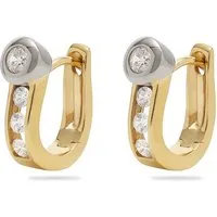 Valeria Creolen 89220227 - Bicolor Ohrringe aus 585er Gold - Elegante Valeria Creolen 89220227 in bicolor aus 585er Gelbgold und Weißgold. Diese Ohrringe verleihen jedem Outfit einen Hauch von Luxus und Stil.