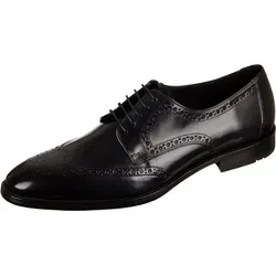 Lloyd Business Schnürschuhe Lucien Herren 31392D3236363735 Schwarz 45 EU - Elegante Schnürer aus hochwertigem Glattleder mit Lyralochung und rutschhemmender Sohle, ideal für Büro und besondere Anlässe.