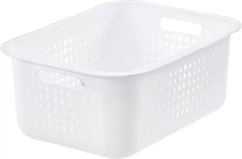 SmartStore Basket Recycled Aufbewahrungskorb, weiß, 10 L