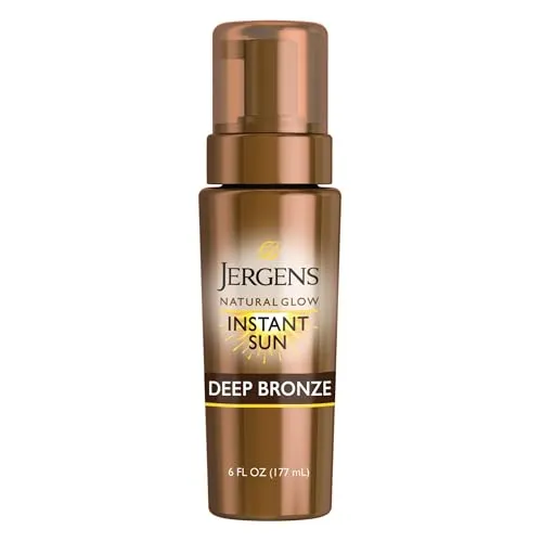 Jergens Natural Glow Instant Sun Sunless Tanning Mousse, DARK (Selbstbräuner)