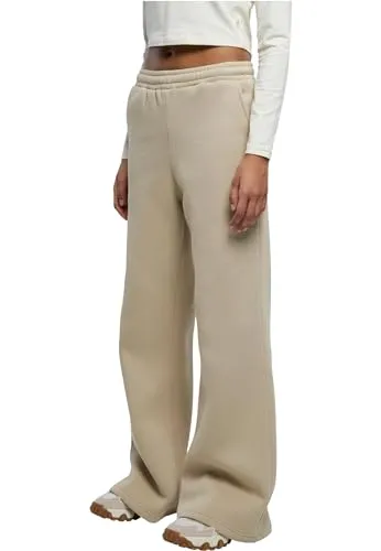 Urban Classics Damen Jogginghose Ladies Organic Ultra Wide Sweat Pants - Sport-Jogginghosen für Damen, aus nachhaltiger Bio-Baumwolle, ideal für lässige Street-Outfits und mit elastischem Bund für perfekten Sitz.