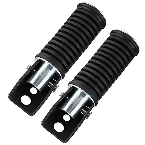 Motorrad-Fußrasten - 1 Paar Motorrad-Sozius-Fußrastenpedal, Motorrad hinten Fußstütze Pedal for GN125 / QJ25 / GS125 / GT125-5