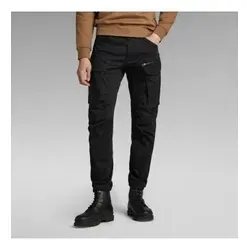 G-Star Rovic 3D Regular Tapered Trouser schwarz (32/32) - Wanderhosen mit innovativen Cargotaschen und verstellbarem Saum für optimale Passform, aus hochwertiger Baumwolle für einen lässigen Look.
