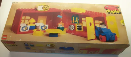 RARITÄT!! Lego DUPLO 2648 PLAYHOUSE Haus mit Garage 1982 NEUWARE / GUTER ZUSTAND