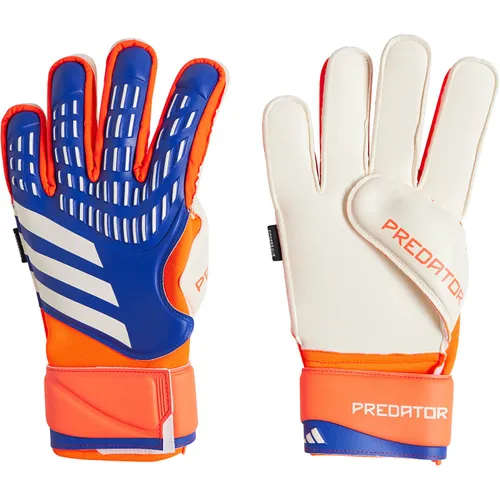 Adidas PREDATOR LEAGUE TORWARTHANDSCHUHE - blau - Torwart Handschuhe mit anpassbarer Passform und URG 3.0-Latex-Handfläche für optimalen Grip und Schutz. Ideal für ambitionierte Torhüter.
