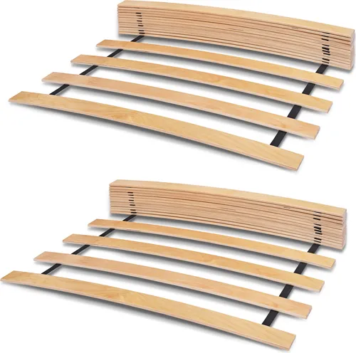 WOODRAM Rollrost 180x200 cm - Stabiler Rolllattenrost für optimalen Schlaf - Bettgestelle & Lattenroste - Hochwertiger, klappbarer Rolllattenrost mit 17 stabilen Birkenholzlatten für maximale Unterstützung und Vielseitigkeit bei allen Matratzenarten.