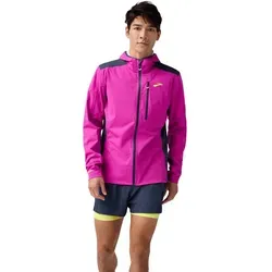 Brooks Herren High Point Waterproof Jacket 2 - Pink - Funktionsjacke, wasserdicht und atmungsaktiv, ideal für Outdoor-Aktivitäten bei jedem Wetter.