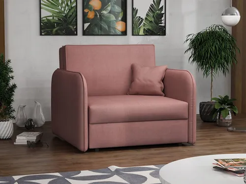 Mirjan24 Sofa Viva Loft I mit Schlaffunktion - Schlafsofa mit Bettkasten und komfortabler Schlaffläche von 196x80 cm, ideal für Gästezimmer oder kleine Wohnungen. Freistehendes Design mit fest montierten Polsterlehnen.