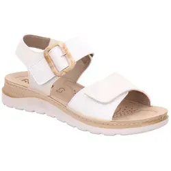 Rohde BAVIERA Sandale - Bequemer Sommerschuh mit Klettverschluss in Weiß, Größe 42 - Praktische Sandale in Größe 42, ideal für warme Tage. Mit zwei Klettverschlüssen für optimalen Halt und einem gepolsterten Softfußbett für hohen Tragekomfort.