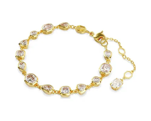 Swarovski Armband Bernstein Tennis 5705471 – Elegantes Design - Stylisches vergoldetes Armband mit Bernstein-Elementen, ideal für besondere Anlässe oder als modisches Accessoire im Alltag.