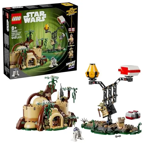 LEGO® SMART Play: Jedi-Training an Yodas Hütte (75422) - Erlebe das Jedi-Training in Yodas Hütte! Mit 440 Teilen, zwei Minifiguren und SMART Tag kompatibel für interaktive Erlebnisse. Perfekt für kreative Bau- und Spielmomente.