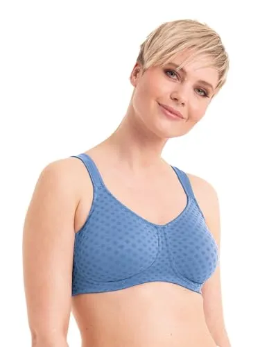 Anita Prothesen BH Lisa 5726X in Blue Heaven, Gr. 95C - Bügel- und nahtloser Prothesen BH mit beidseitigen Taschen für einfachen Zugang. Verstellbare Träger und breiter Häckchenverschluss sorgen für optimalen Tragekomfort.