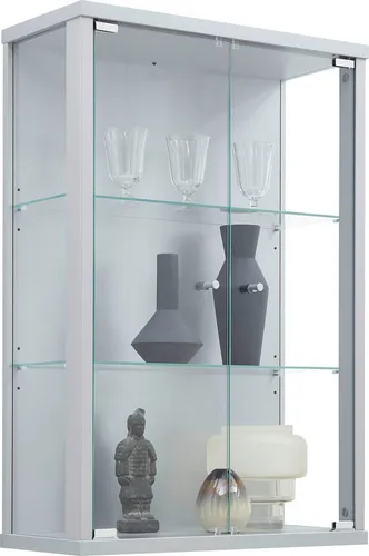 fif möbel Vitrine OPTIMA Hängevitrine/Glasvitrine 2x Glastür,perfekt für Sammler,Sammlervitrine