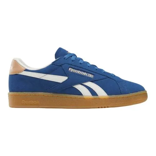 Reebok Classic CLUB C GROUNDS UK Sneaker blau 37,5 EU - Sportliche Sneakers in Größe 37,5, aus hochwertigem Leder und Synthetik, ideal für Alltag und Freizeit. Bequem und stylisch in TWILIGHTBLUE/CLAY/CHALK.
