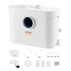 VEVOR Schutzwasserpumpe 700W - Effiziente Hebeanlage mit 3 Wassereinlässen - Kategorie: Wasserpumpen, leistungsstarke 700W Pumpe mit maximaler Förderhöhe von 10m und 3 Wassereinlässen für vielseitige Anwendungen.