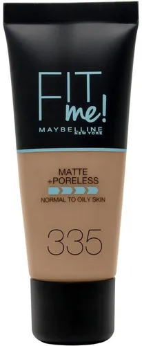 MAYBELLINE NEW YORK Foundation FIT ME! MATTE + PORELESS MAKE-UP, für einen natürlich mattierten Teint, leichte bis mittlere Deckkraft