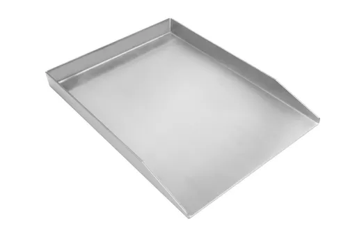 Primaster Grillplatte Plancha 30 x 40 x 2 cm - Grillzubehör für perfekte Grillergebnisse, ideal zum Braten von Fleisch, Gemüse und Fisch auf dem Grill.