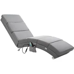 Casaria® Relaxliege XXL mit Massage & Heizfunktion - Relaxsessel & -liegen mit ergonomischem Design, 8 Massagezonen, Heizfunktion und hoher Belastbarkeit bis 180kg für ultimativen Komfort und Entspannung.