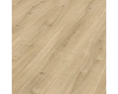 Laminat Nature Sense Ortega Eiche Landhausdiele 1292 x 327 x 8 mm - Laminatboden in authentischer Eichenoptik, strapazierfähig und ideal für ein gemütliches Wohnambiente.
