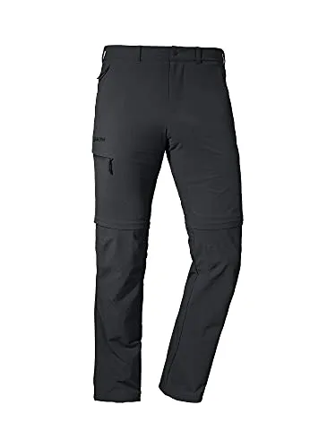Schöffel Pants Koper1 Zip Off black (9990) 54 - Wanderhosen mit S.Café Ice-Cafe Technologie für kühlenden Effekt und hohen Tragekomfort. Abzippbare Beine verwandeln die Hose in eine luftige Bermuda, ideal für wechselnde Temperaturen.