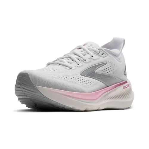 Brooks GLYCERIN 23 Laufschuhe Damen – White/Harbor Mist - Brooks Glycerin 23 Damen – Luxuriöse Dämpfung für ein geschmeidiges Lauferlebnis. Ideal für Komfort und Dynamik bei jedem Schritt. Perfekt für Training und lange Läufe.