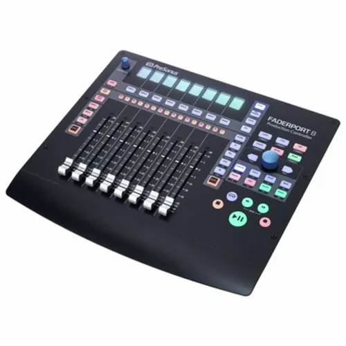 PreSonus FaderPort 8 - DAW-Mixer-Controller für Musikproduktion - Controller für digitale Audio-Workstations mit 8 motorisierten Fadern, ideal für professionelle Aufnahme und Mixing. Inklusive Studio One Artist und Studio Magic Plug-In Suite.