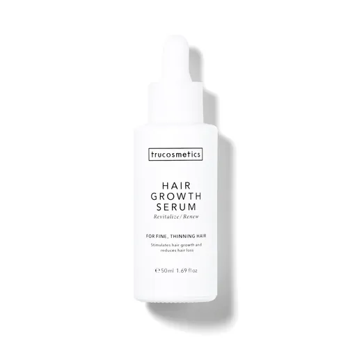 Trucosmetics Hair Growth Serum 50 ml - Haarpflege mit hochwirksamer Formel zur Unterstützung des Haarwachstums. Reduziert Haarausfall und Schuppenbildung, ideal für alle Haartypen, auch gefärbtes Haar. Sichtbare Ergebnisse ab 4 Wochen!