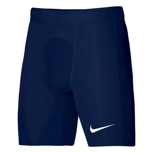 Nike DH8128-410 M NK DF Strike NP Short Shorts Herren - Bequeme Herren-Shorts in Midnight Navy/White, ideal für sportliche Aktivitäten. Der elastische Bund und das recycelte Material bieten leichten Tragekomfort und Bewegungsfreiheit.