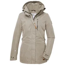 G.I.G.A. DX Damen Funktionsjacke mit abzippbarer Kapuze - Winddichte und wasserabweisende Damenjacke mit 8.000 mm Wassersäule. Ideal für Outdoor-Aktivitäten, mit verdecktem 2-Wege-Reißverschluss und regulierbarem Schnitt für optimalen Komfort.