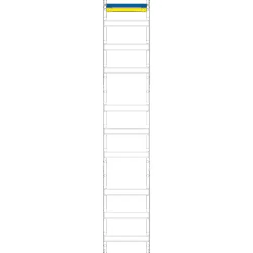 f-tronic Verteilerfeld 1-feldrig V19 H=1350mm 9-reihig - Das f-tronic Verteilerfeld V19 ist ideal für den professionellen Einsatz. Mit 9 DIN-Schienen und einer Höhe von 1350 mm bietet es zuverlässige Lösungen für Ihre Installationen.