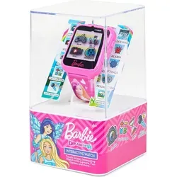 Smartwatch Barbie von Accutime - Vielseitige Smartwatch mit digitaler Anzeige, eingebauter Kamera und Schrittzähler. Ideal für den Alltag mit schweißresistentem Silikonarmband und unterhaltsamen Spielen.