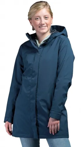 TATONKA® Funktionsmantel Kjell Womens Hooded Coat - Funktionsmantel für Damen aus wasserdichtem T-HardShell Material, atmungsaktiv und PFC-frei, ideal für Outdoor-Aktivitäten.