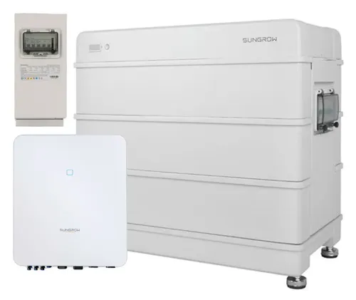 Sungrow HV SH8.0RT 8kW Hybrid Wechselrichter - Powerstation mit 2 MPP-Trackern, ideal für effiziente Energieversorgung; ausgestattet mit Smartmeter und einfacher Wandmontage.
