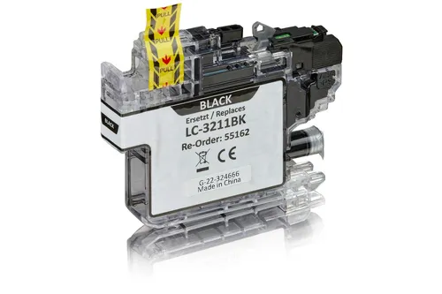 TonerPartner Kompatibel zu Brother LC-3211BK Tintenpatrone, schwarz