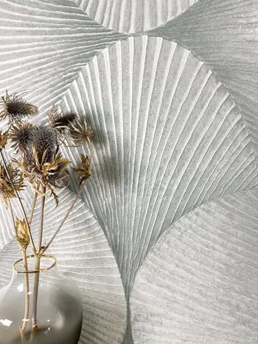 NEWROOM Tapete Silber - Glamour Metallic Vliestapete für modernes Wohnen - Tapeten: Hochwertige Vliestapete mit 3D Glamour Design in Silber Metallic. Lichtbeständig und leicht abziehbar, perfekt für ein stilvolles Zuhause.