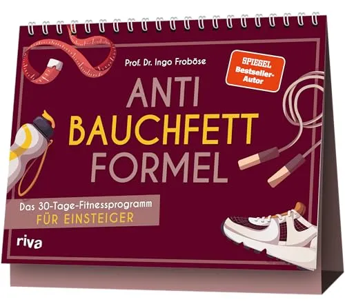 Anti-Bauchfett-Formel: Das 30-Tage-Fitnessprogramm für Einsteiger | Praktischer Aufsteller zum SPIEGEL-Bestseller-Buch | Übungen für Anfänger