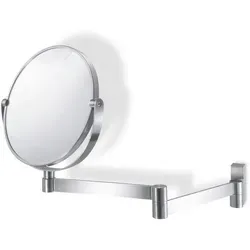 ZACK 40109 "LINEA" Kosmetikspiegel - Eleganter Kosmetikspiegel aus matt gebürstetem Edelstahl mit 3-facher Vergrößerung, ideal für präzise Schönheitsanwendungen. Teil der ZACK Design-Serie "LINEA".