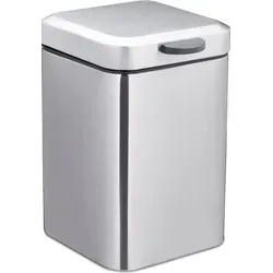 Wandmontierter Badezimmer-Mülleimer, 3 Liter - Dieser elegante wandmontierte Mülleimer aus Edelstahl vereinfacht die Abfallentsorgung im Badezimmer. Mit automatischem Absenkmechanismus und herausnehmbarem Inneneimer für müheloses Entleeren – ideal für modernes Wohnen.