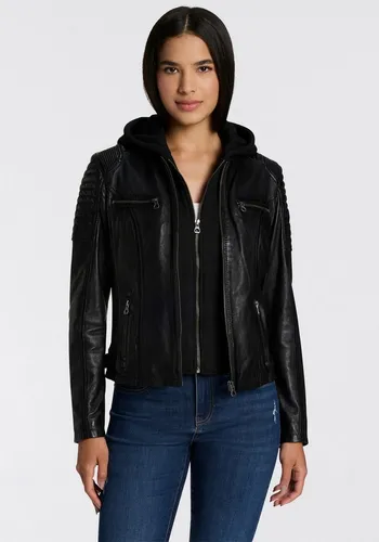 Mauritius Bikerjacke SAMINA 2-in-1-Jacke - mit abnehmbarem Kapuzen-Sweat-Einsatz
