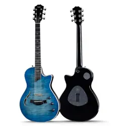 Taylor T5z Pro Harbor Blue Armrest - Westerngitarre - Elegante Westerngitarre mit Armauflage für hohen Spielkomfort, ideal für kreative Musiker, die Qualität und Stil schätzen.