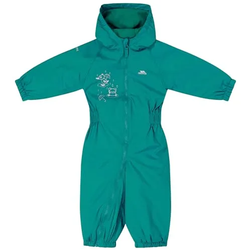 Trespass Dripdrop Baby Unisex Schneeanzug Wasserfest (12/18 Monate) (Petrol)