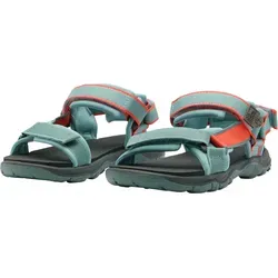Jack Wolfskin SEVEN SEAS 3 K Sandale mit Klettverschluss - grün 39 EU - Wanderschuhe für Kinder, ideal für Abenteuer im Freien. Mit praktischem Klettverschluss für schnellen Einstieg und komfortabler Dämpfungstechnologie.