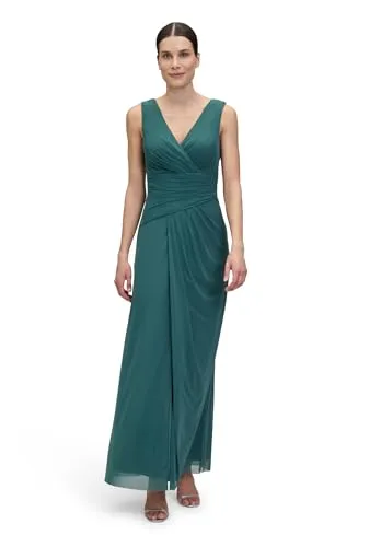 Vera Mont Maxikleid ohne Arm in Größe 42 - Elegantes Maxikleid für besondere Anlässe, aus 90 % Polyamid und 10 % Elasthan für optimalen Tragekomfort.
