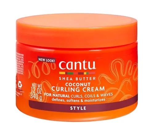 Cantu Coconut Curling Cream 340 g - Spezielle Lockencreme für definierte und gepflegte Locken. Mit Shea-Butter und natürlichen Ölen für eine optimale Feuchtigkeitsversorgung und langanhaltenden Halt. Ideal für lockiges Haar, für ein strahlendes Styling-Ergebnis.