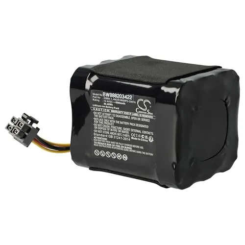 vhbw Akku kompatibel mit Vorwerk Kobold VR200 Staubsauger (6000 mAh, 14,4 V, Li-Ion)
