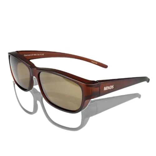 ActiveSol Sonnenbrille Minos - Überziehsonnenbrille mit Lotuseffekt - Sportbrillen mit UV400 Schutz und hochwirksamem Blendschutz, inklusive Schiebebox und Brillenputztuch für optimale Pflege.