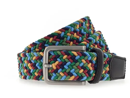 Vanzetti A Day at the Seaside 35mm Stretch-Strapbelt W110 Multi - Damen-Gürtel mit geflochtenem Design für einen stilsicheren Freizeit-Look, der sowohl praktisch als auch modisch ist.