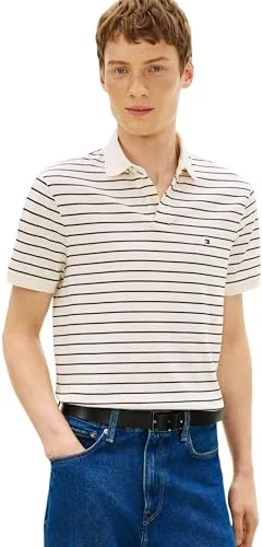 Tommy Hilfiger Herren 1985 Regular Polo Mw0Mw17770 White M - Authentisches Tommy Hilfiger Polo in klassischem Weiß. Ideal für einen stilvollen Look, gefertigt aus hochwertigen Materialien für langanhaltenden Tragekomfort.