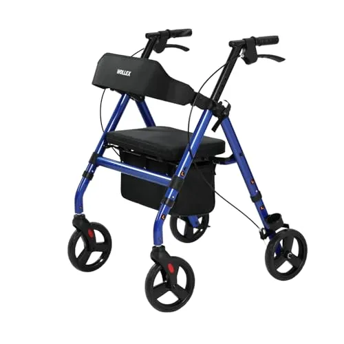 maxErgo Rollator - Klappbare Gehhilfe für drinnen und draußen - Rollatoren – stabil, klappbar und komfortabel. Der maxErgo Rollator bietet eine hohe Belastbarkeit, ergonomische Handgriffe und ist als Medizinprodukt zugelassen. Ideal für mehr Mobilität im Alltag!